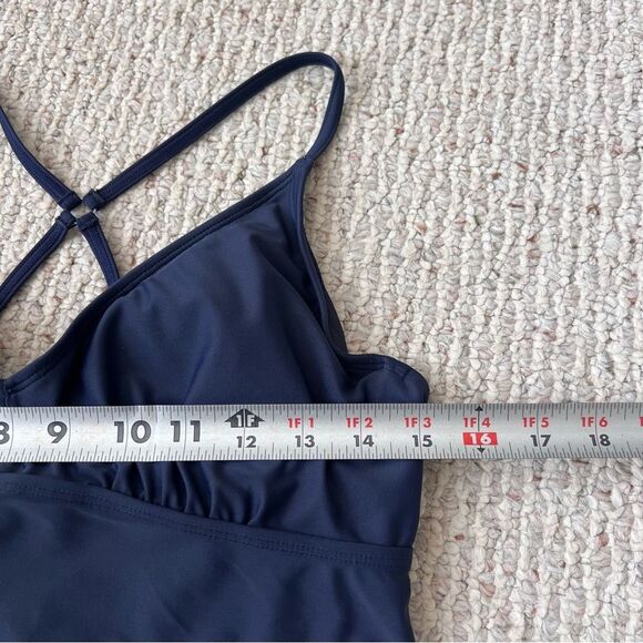 Athleta Navy Blue Tankini Top Size 36 B/C - Picture 9 of 9